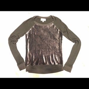 Elizabeth & James Size M Mix Sequin Jumper Top